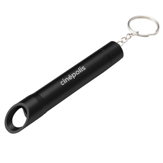 Pop Light Opener Keyrings Branded 2